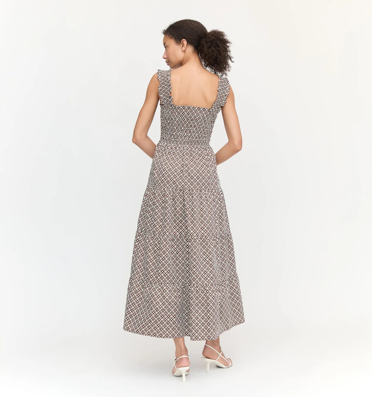 The Kimmy Nap Dress - Chocolate Circular Lattice