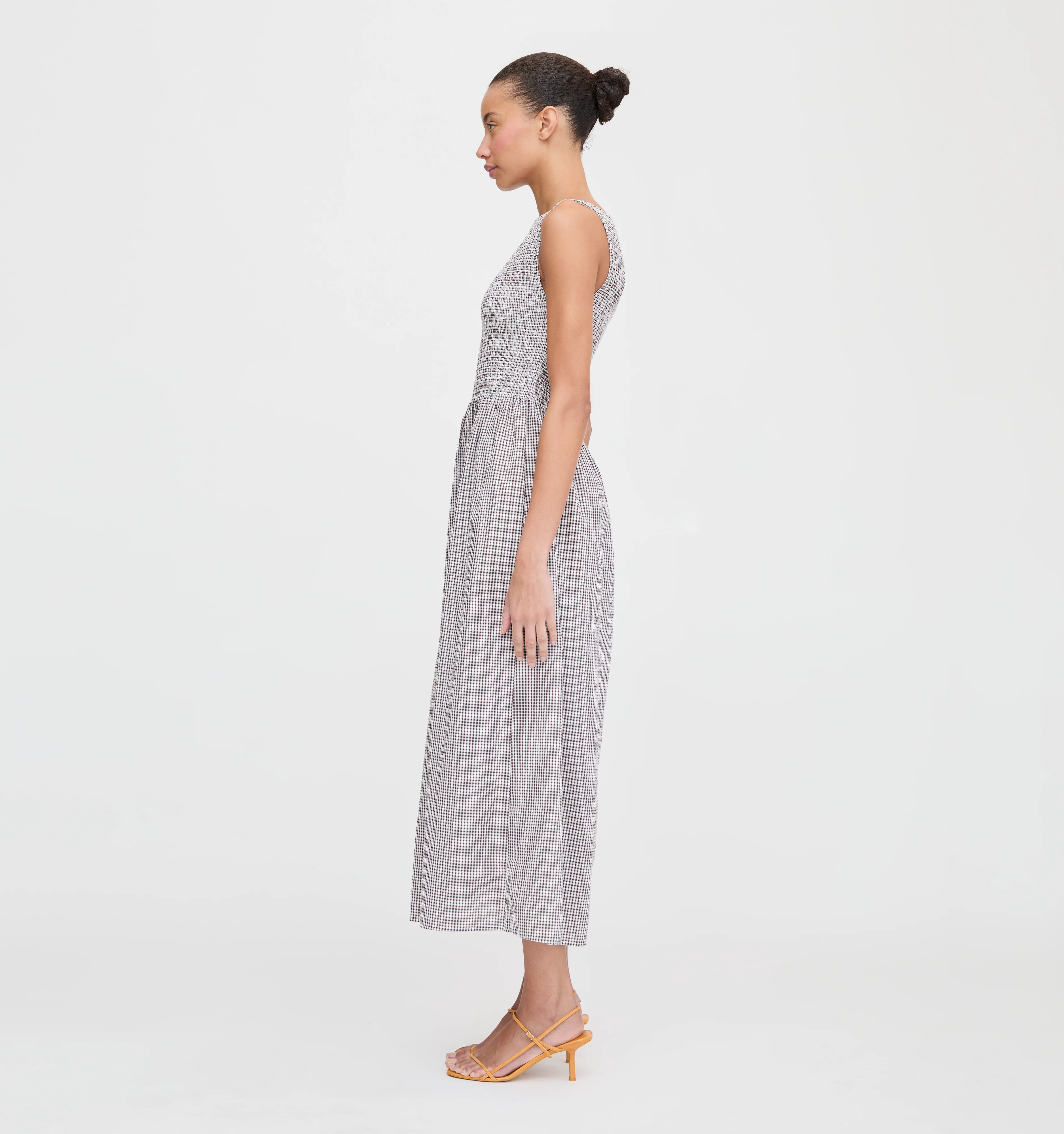 The Cosima Nap Dress - Chocolate Gingham
