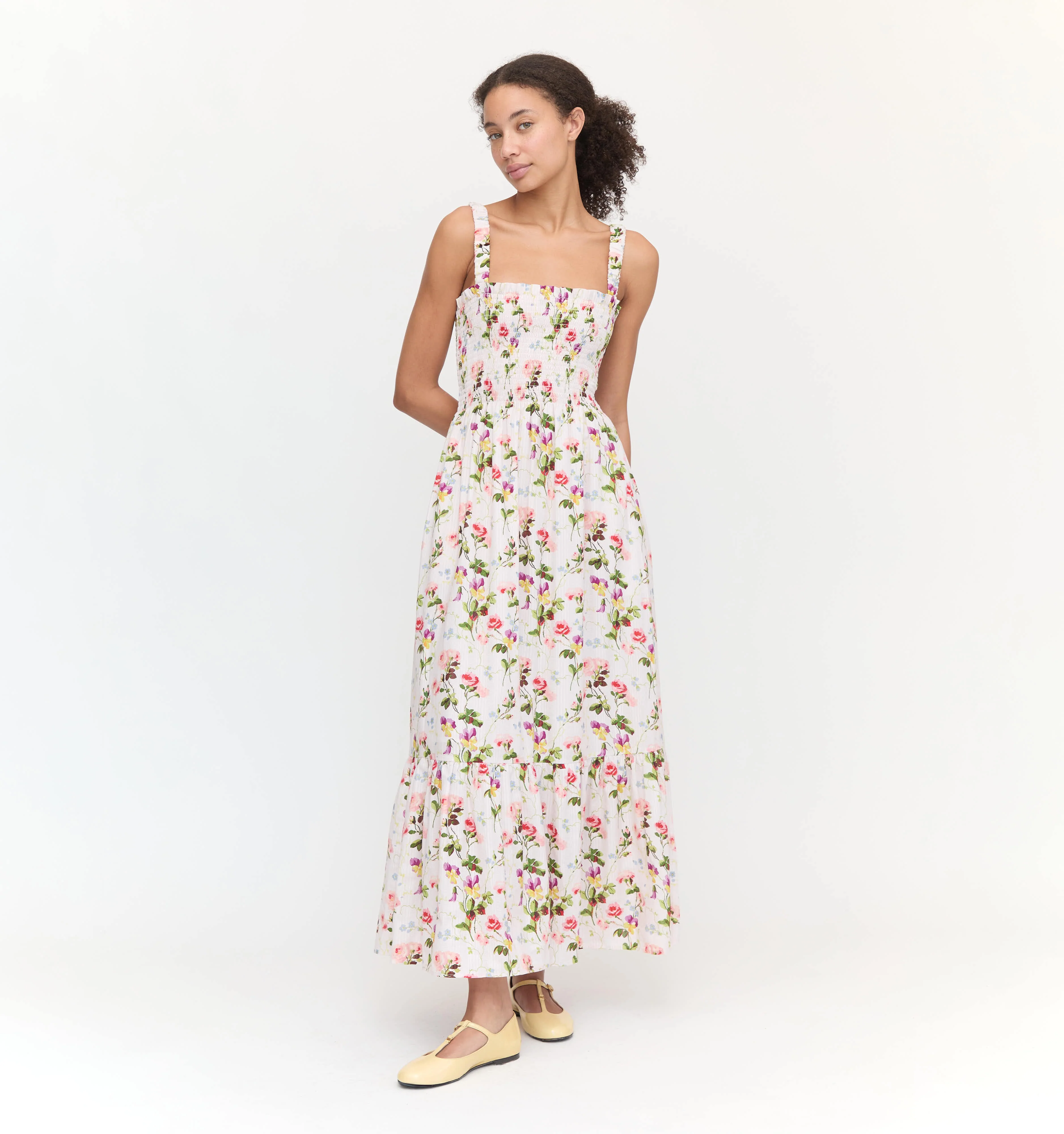 The Anjuli Nap Dress - Pink Bluebonnet