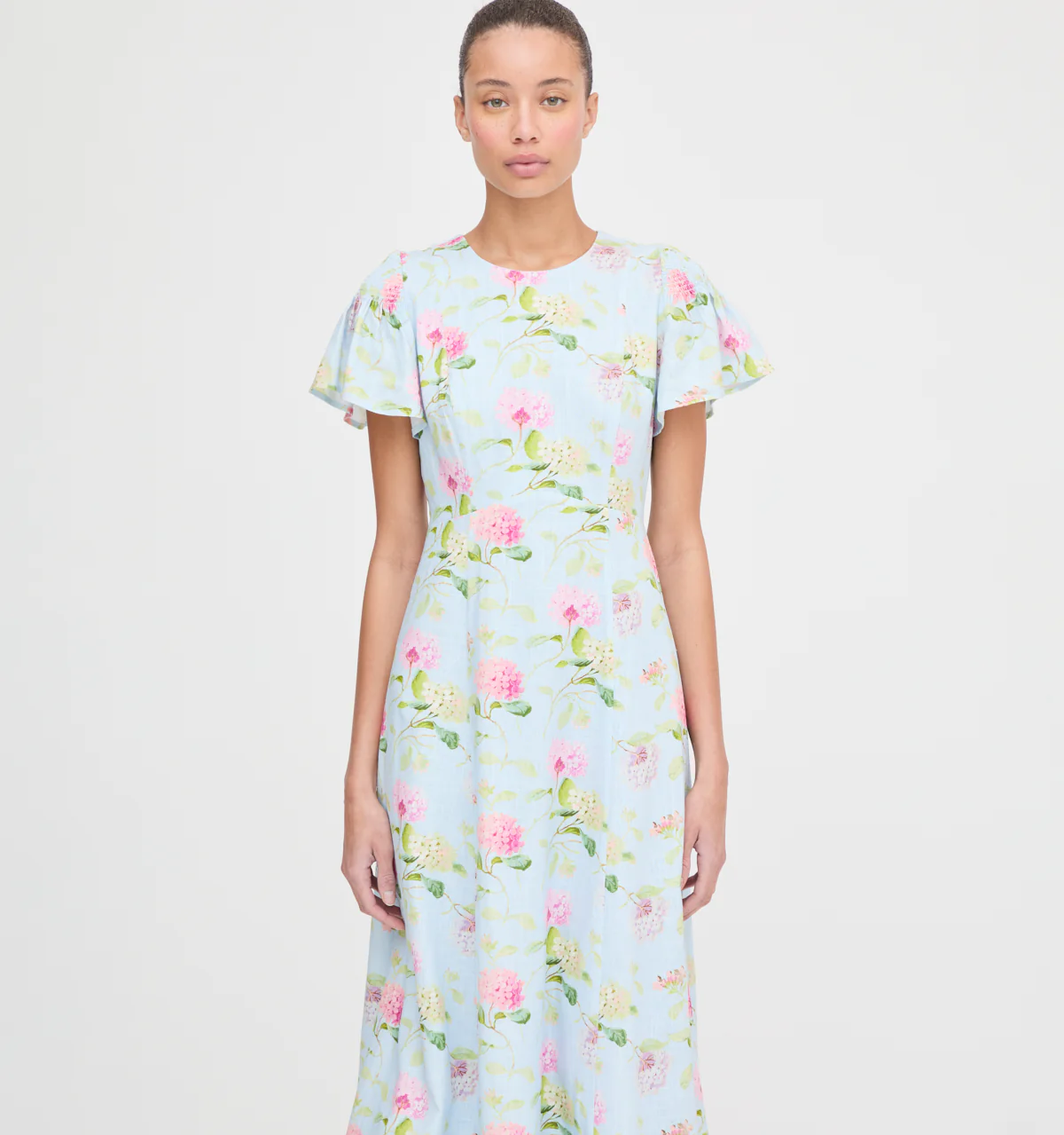 The Dominique Dress - Hydrangea Chintz
