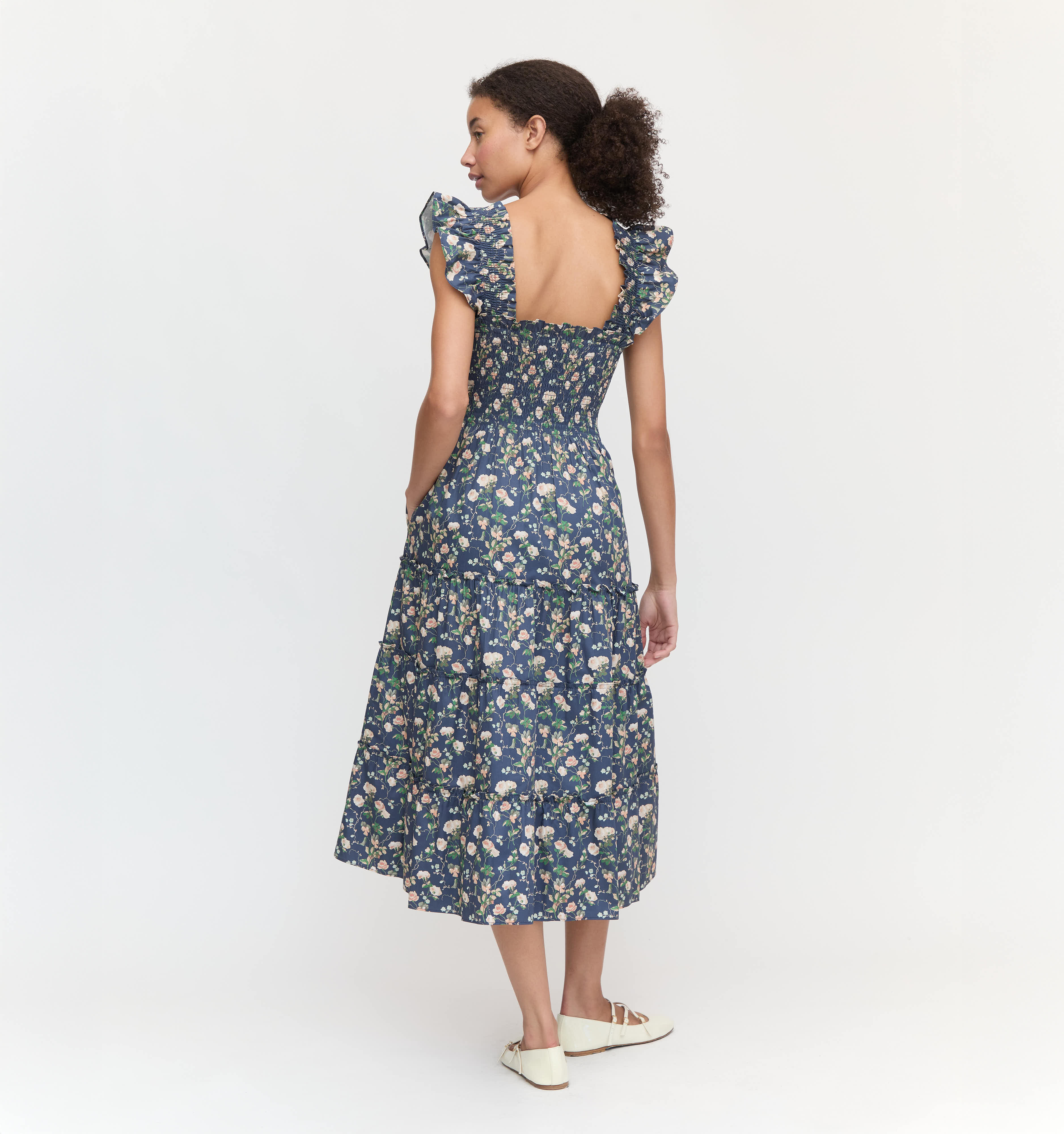The Ellie Nap Dress - Navy Bluebonnet