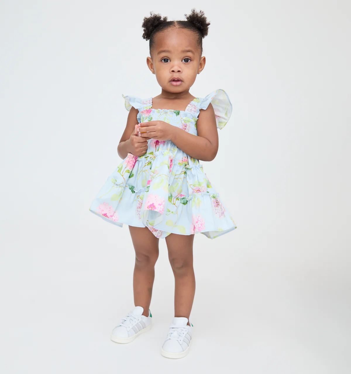 The Baby Ellie Nap Dress - Hydrangea Chintz