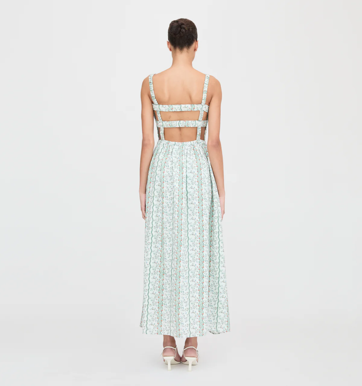 The Anita Nap Dress - Green Provence Floral