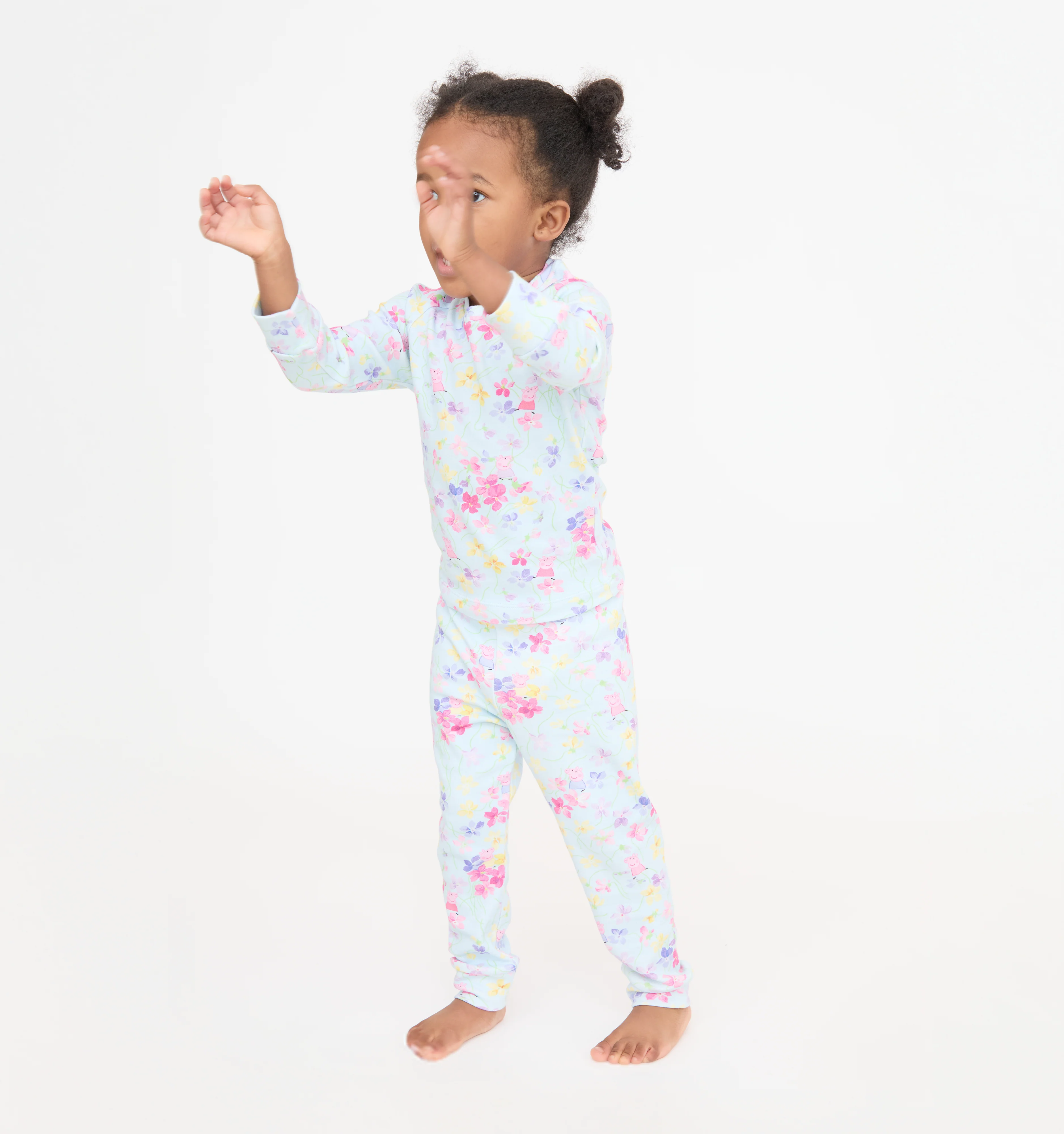The Peppa Pig Baby PJ Set - Multi Floral