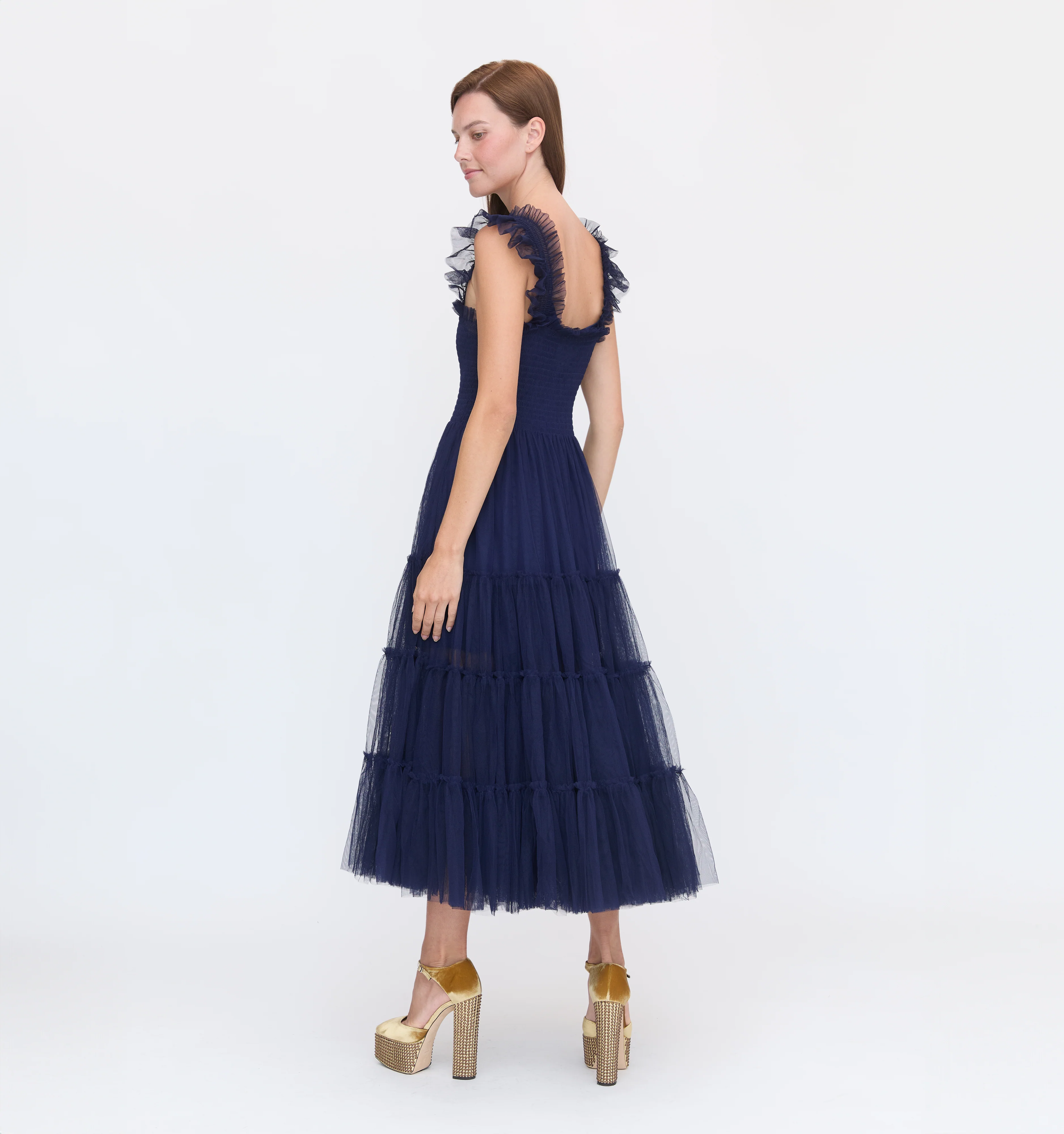 The Tulle Ellie Nap Dress - Navy Tulle