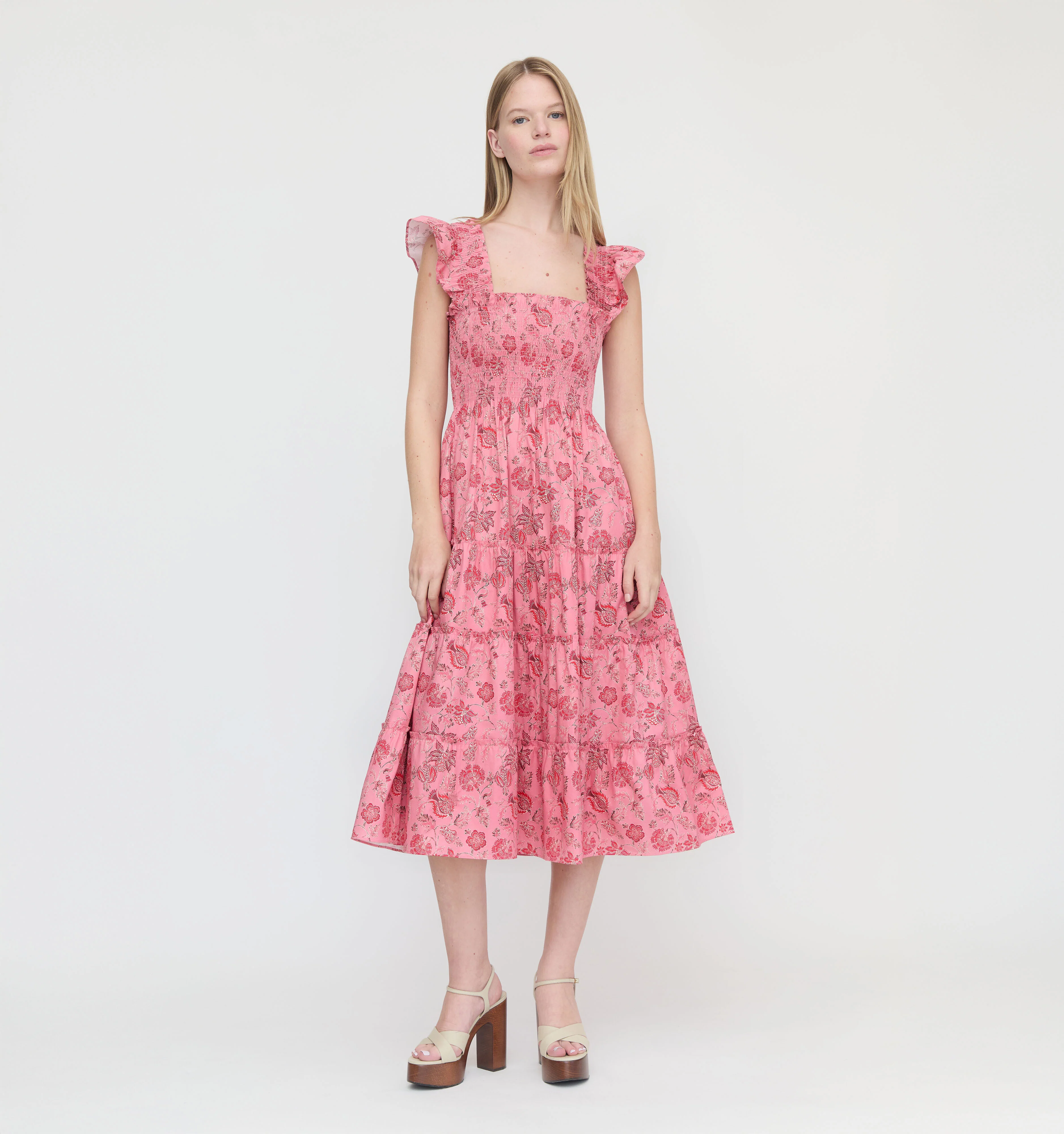The Ellie Nap Dress - Pink Pimlico Floral