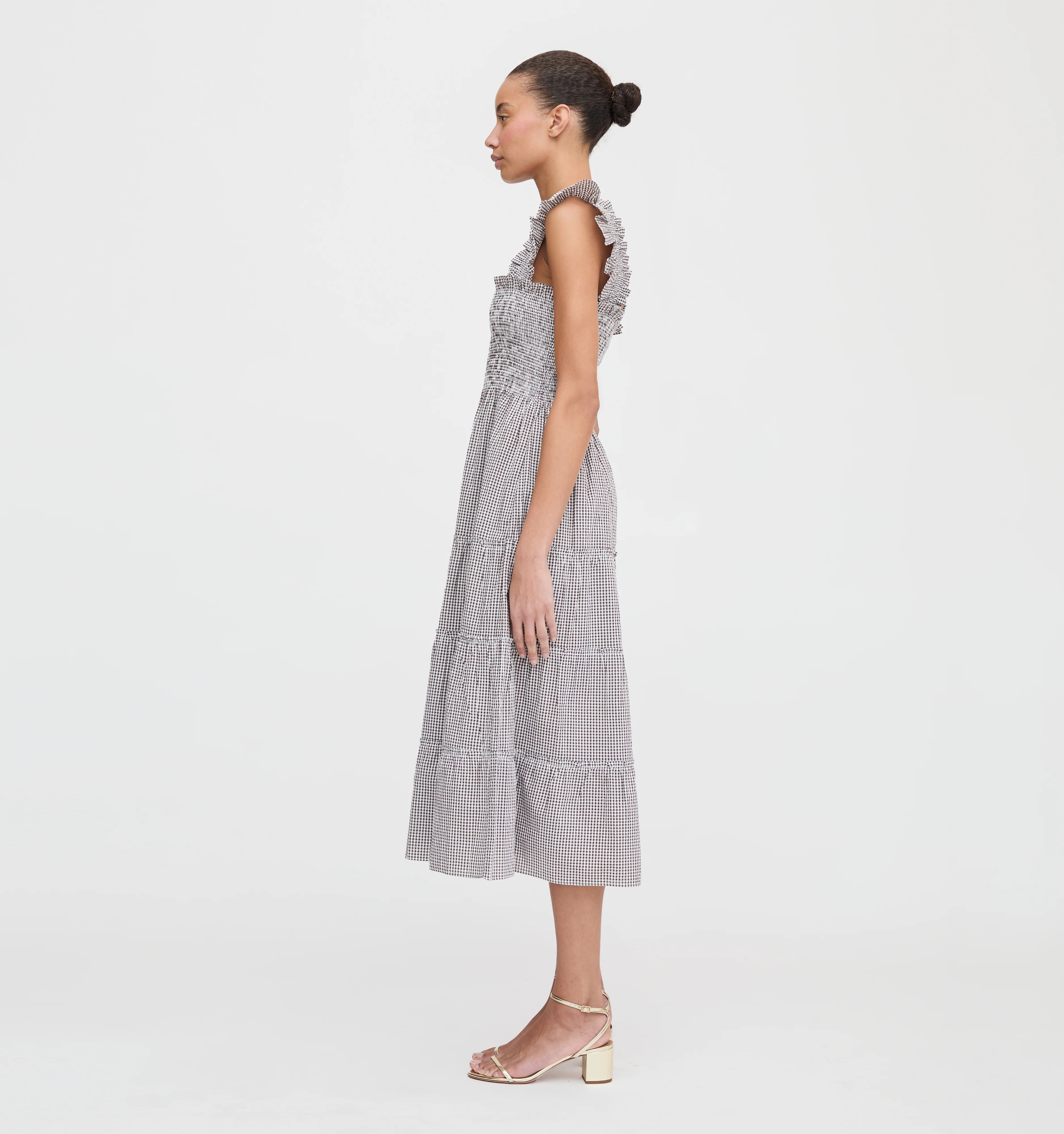 The Ellie Nap Dress - Chocolate Gingham