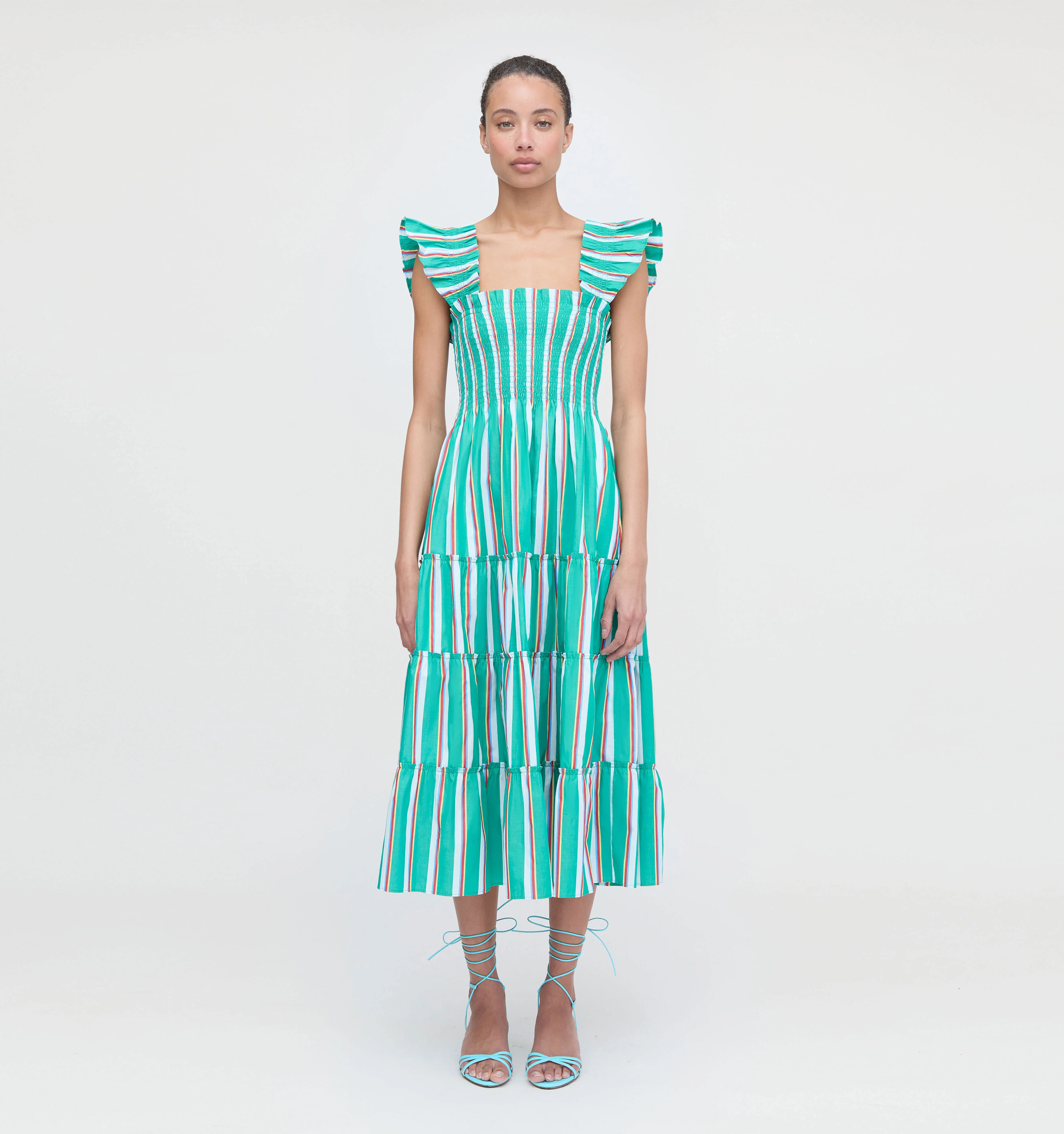 The Ellie Nap Dress - Sunset Stripe