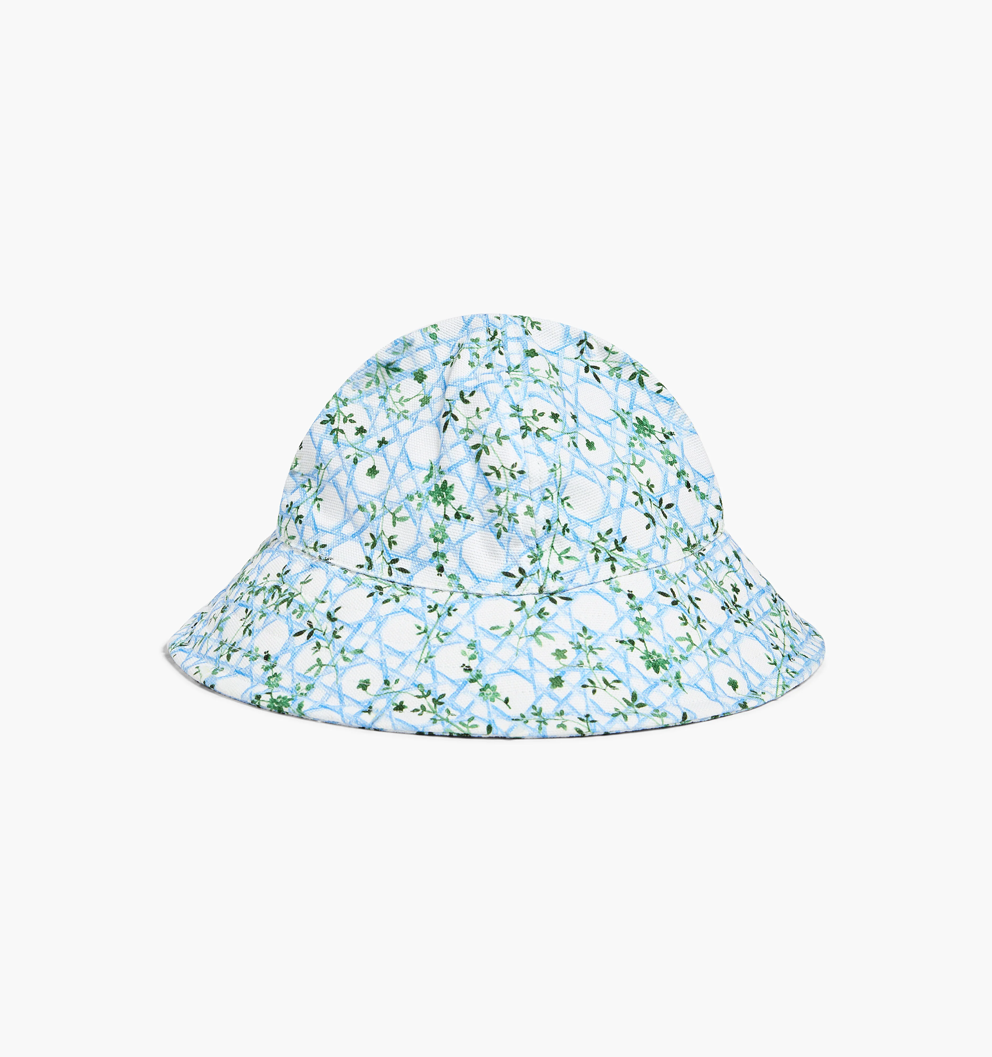 The Baby Sunhat - Blue Basketweave Vine