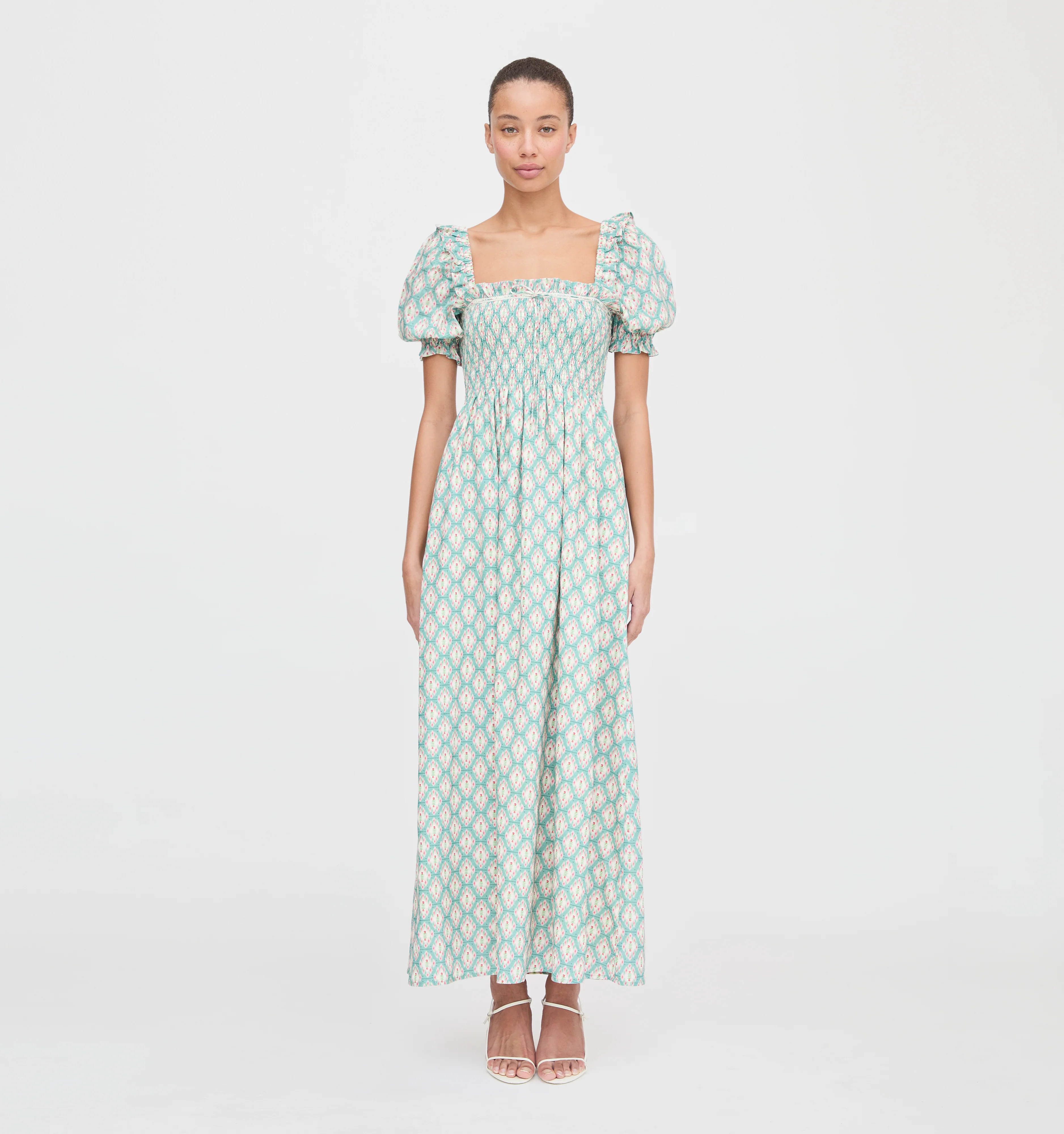 The Scarlett Nap Dress - Raspberry Ikat