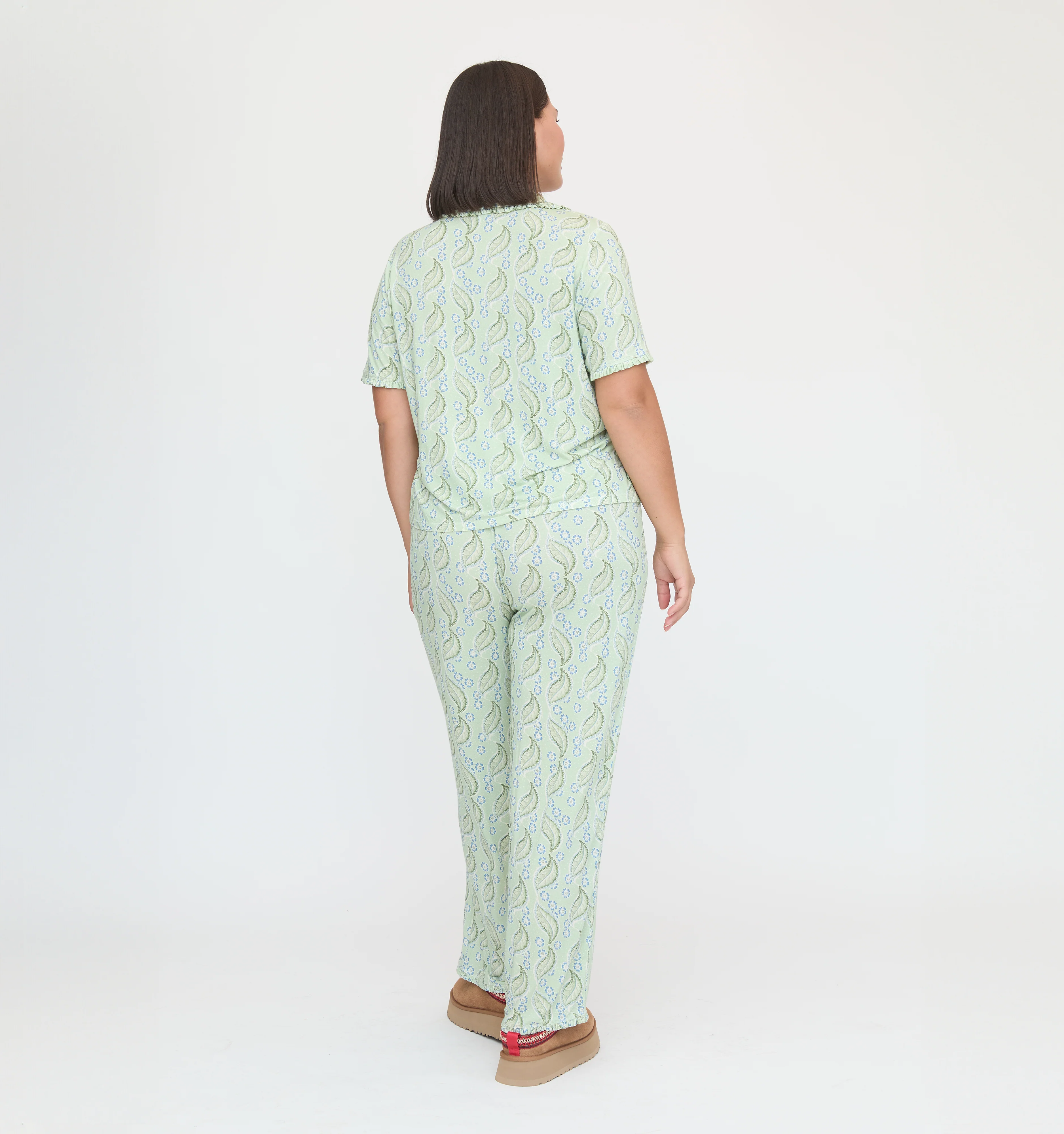 The Marina Pajama Set - F. Steiner & Co. Archive Eucalyptus Floral
