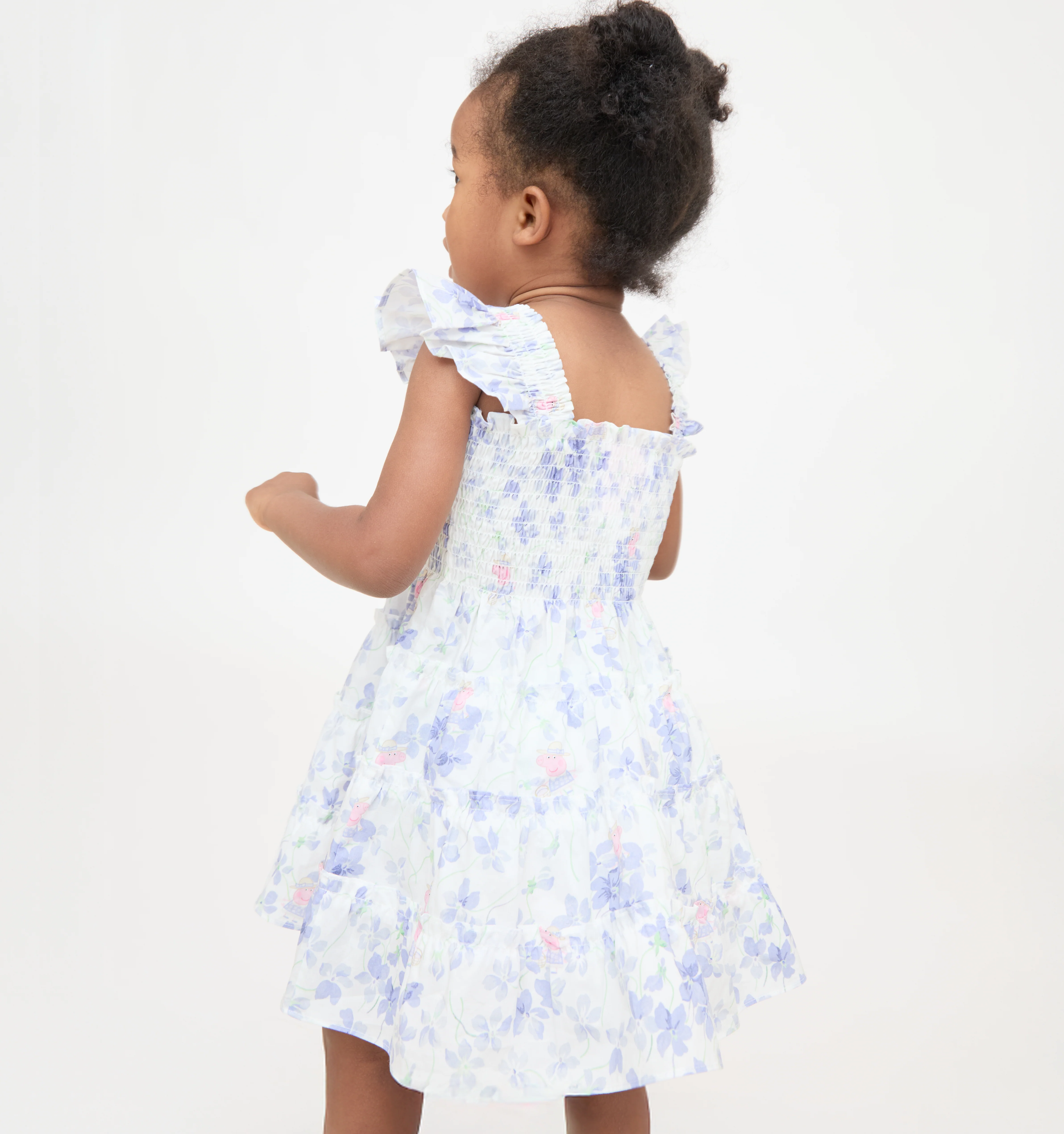 The Peppa Pig Tiny Ellie Nap Dress - Lilac Floral