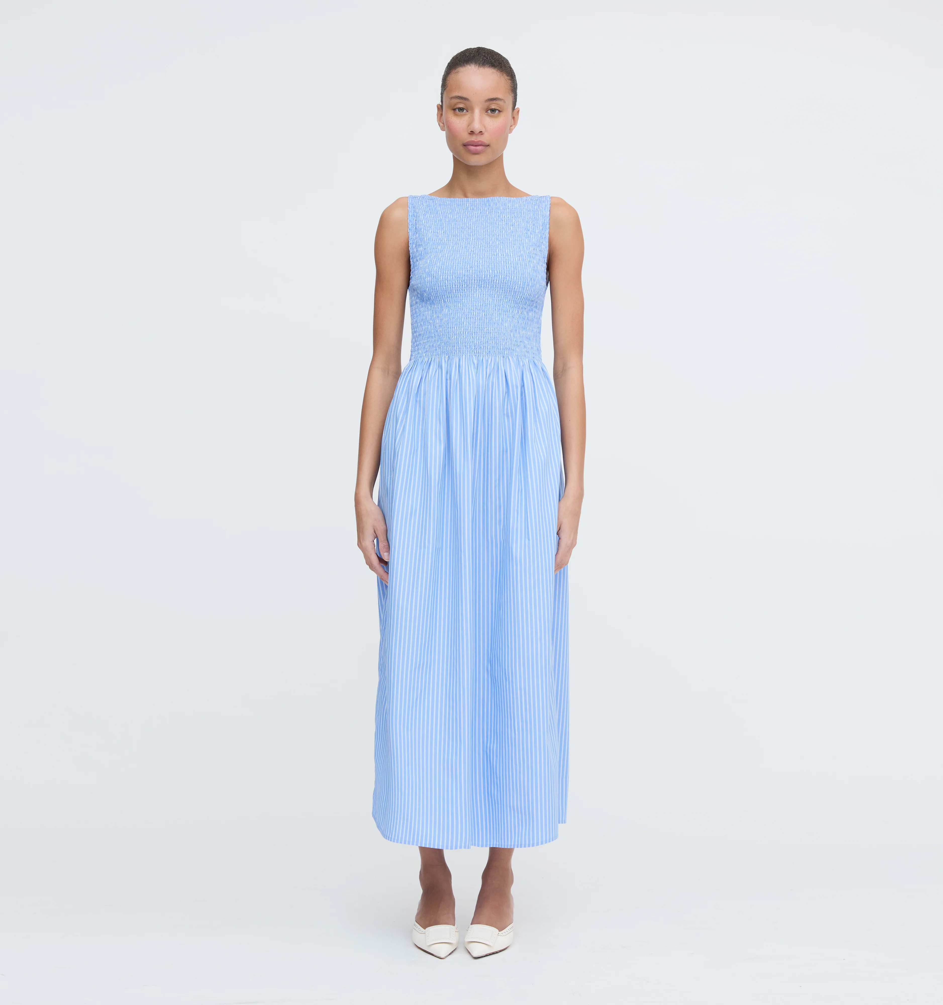 The Cosima Nap Dress - Blue Stripe