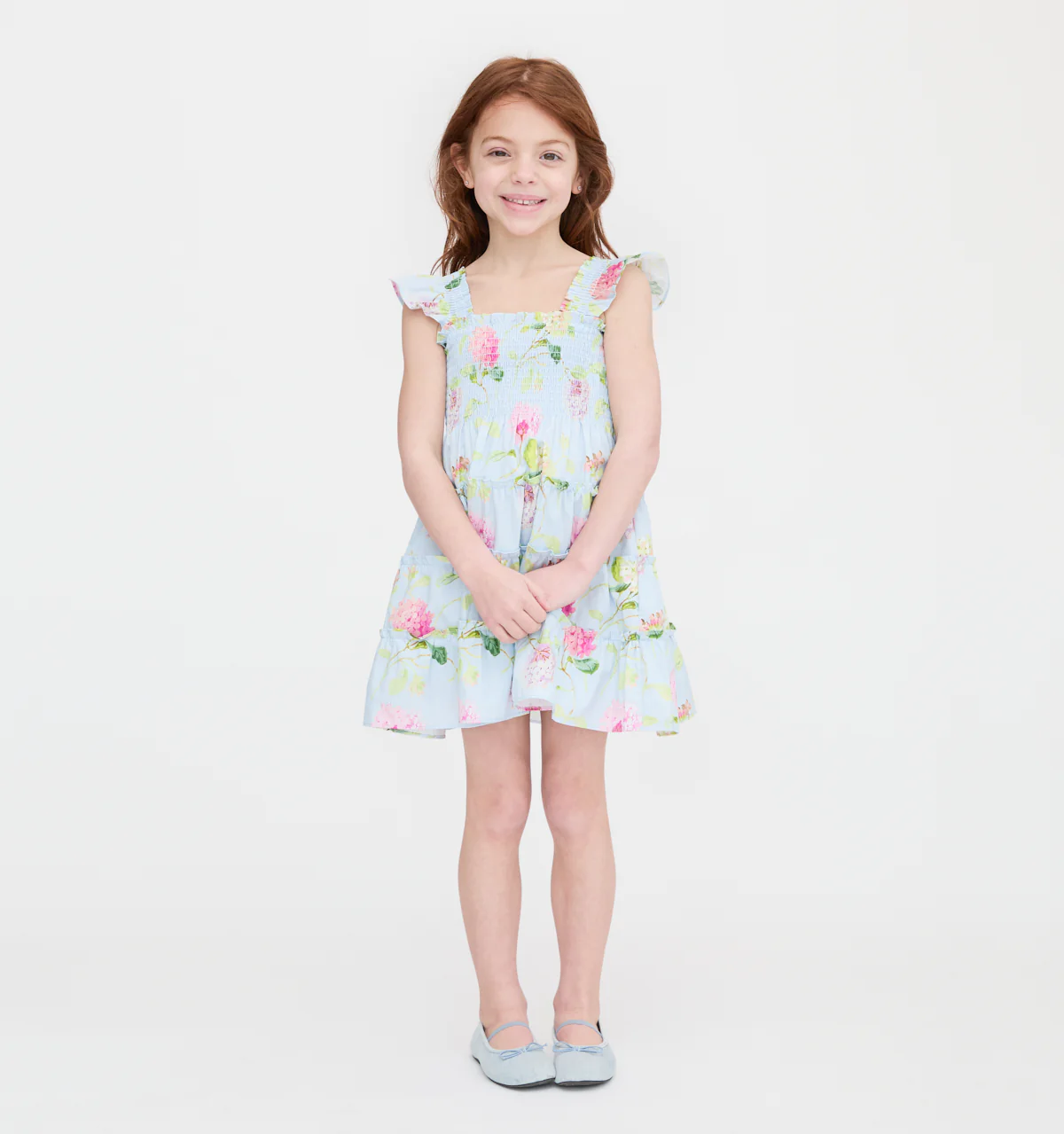 The Tiny Ellie Nap Dress - Hydrangea Chintz