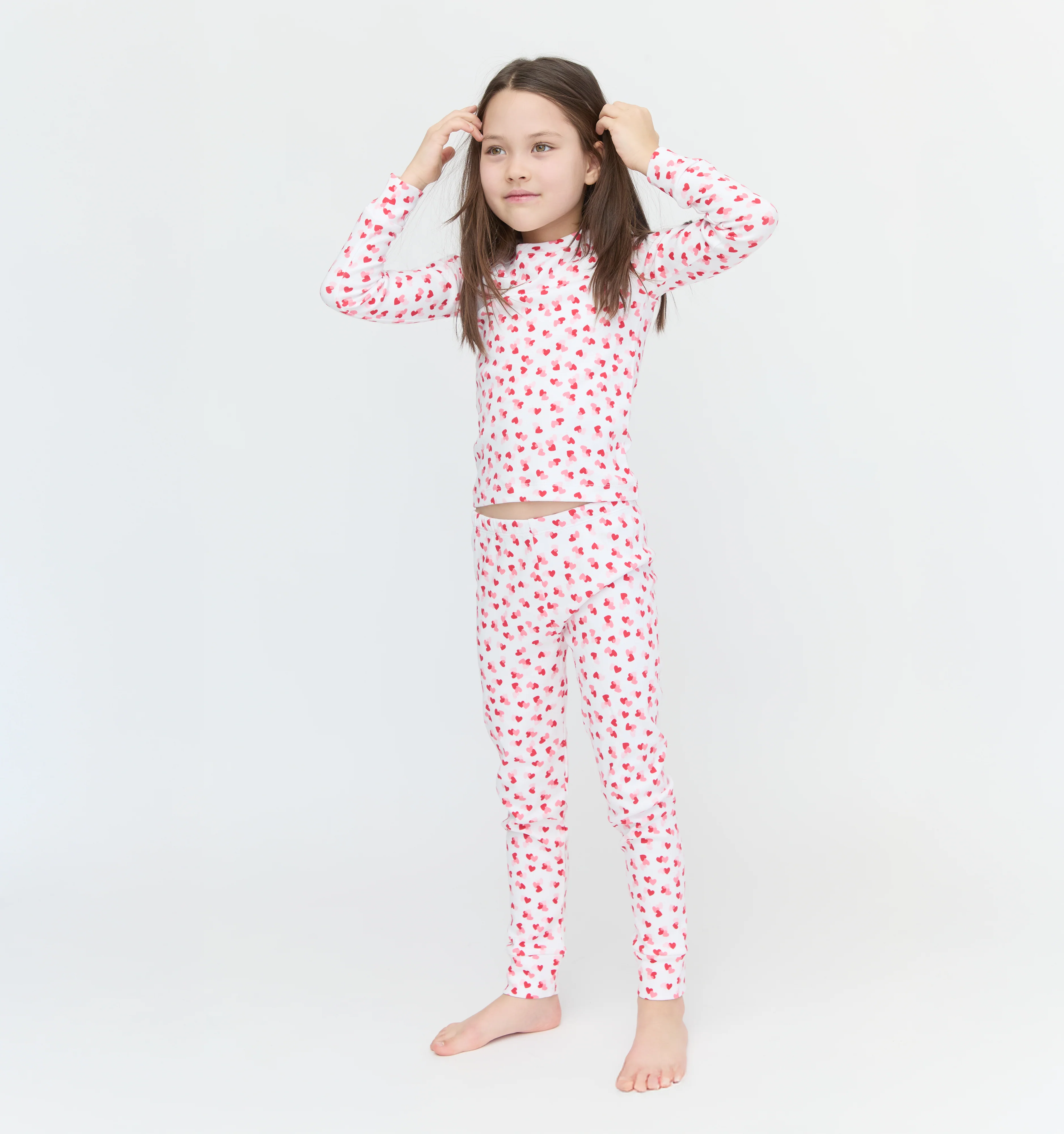 The Tiny PJ Set - Lots of Hearts