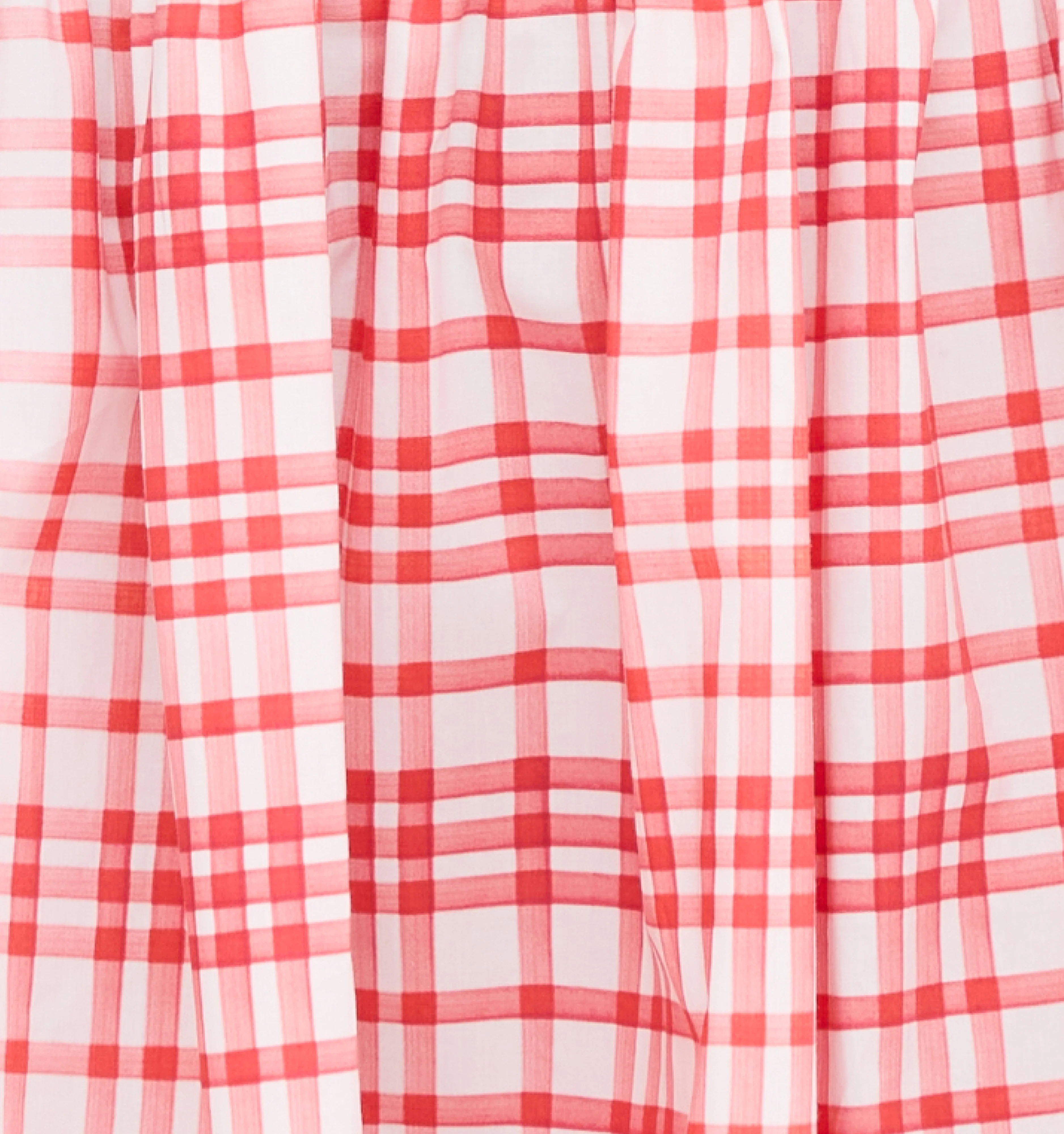 The Baby Ellie Nap Dress - Cherry Watercolor Gingham