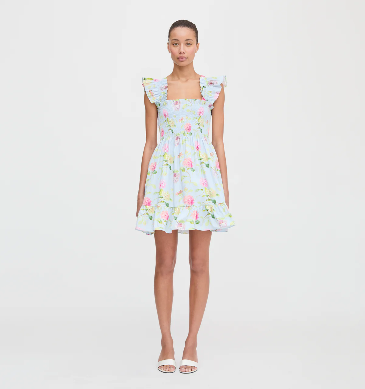The Elizabeth Nap Dress - Hydrangea Chintz
