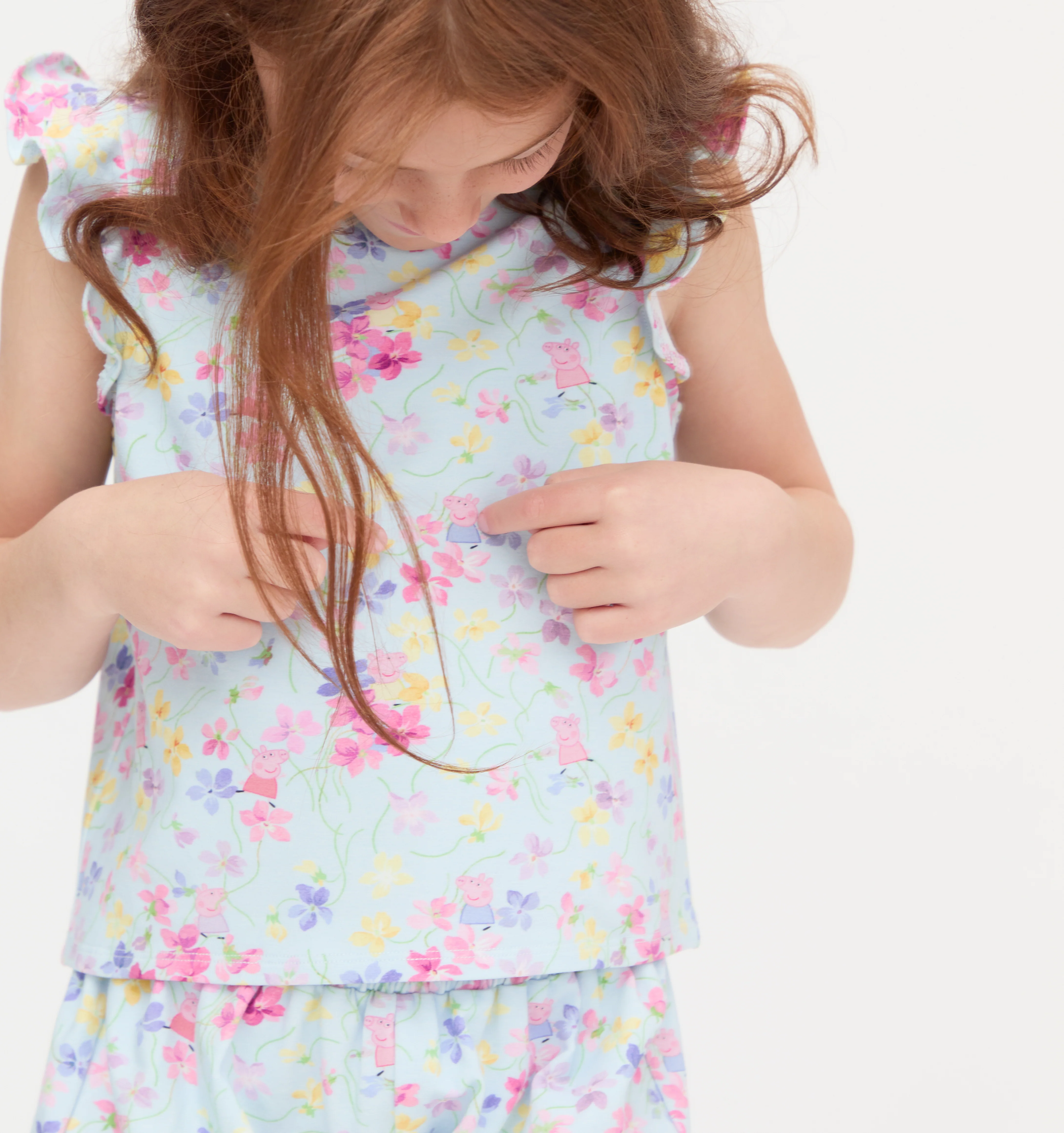 The Peppa Pig Baby Lala Short Set - Multi Floral
