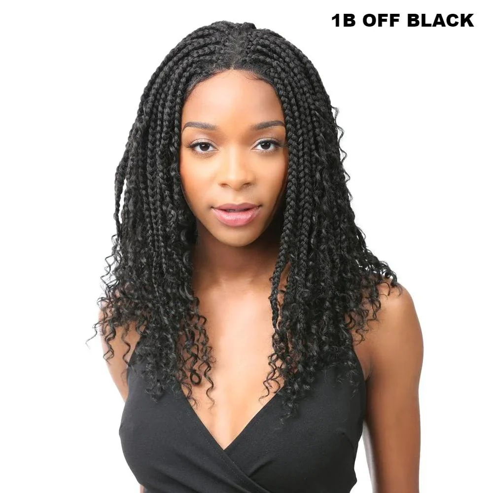 Nutique Illuze Synthetic 4x4 Lace Front Wig - Boho Box Deep 16