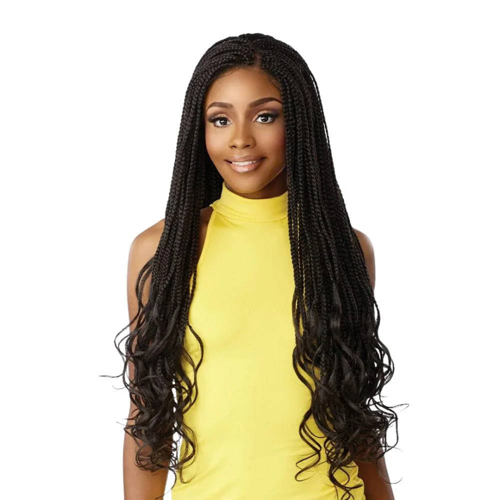 Sensationnel Cloud 9 Swiss Lace Braided Wig - Box French Curl 30