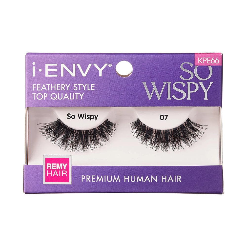 iEnvy by Kiss Wispy Style Premium Human Hair Lashes - KPE66