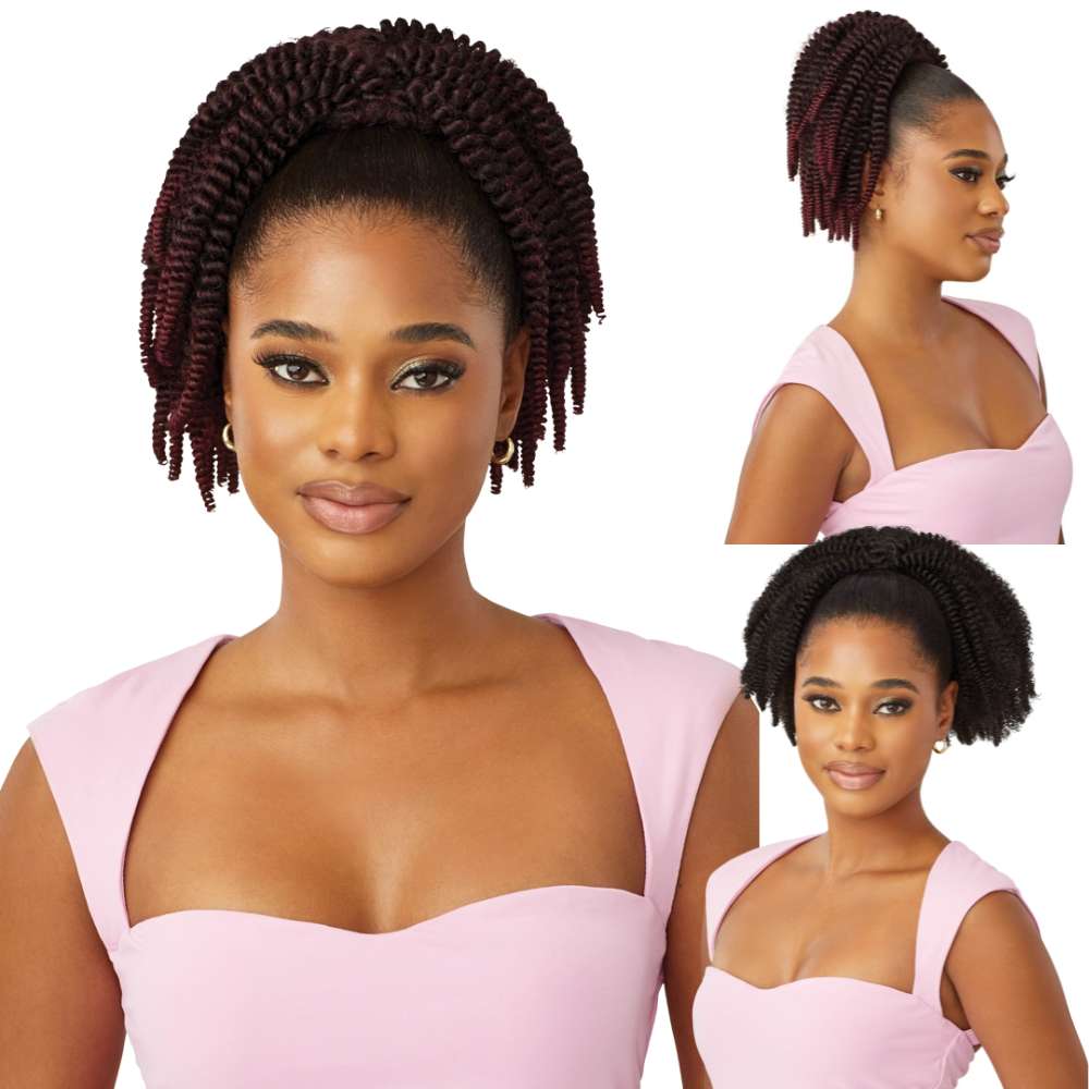 Outre Pretty Quick Synthetic Drawstring Ponytail - Spring Twist 10