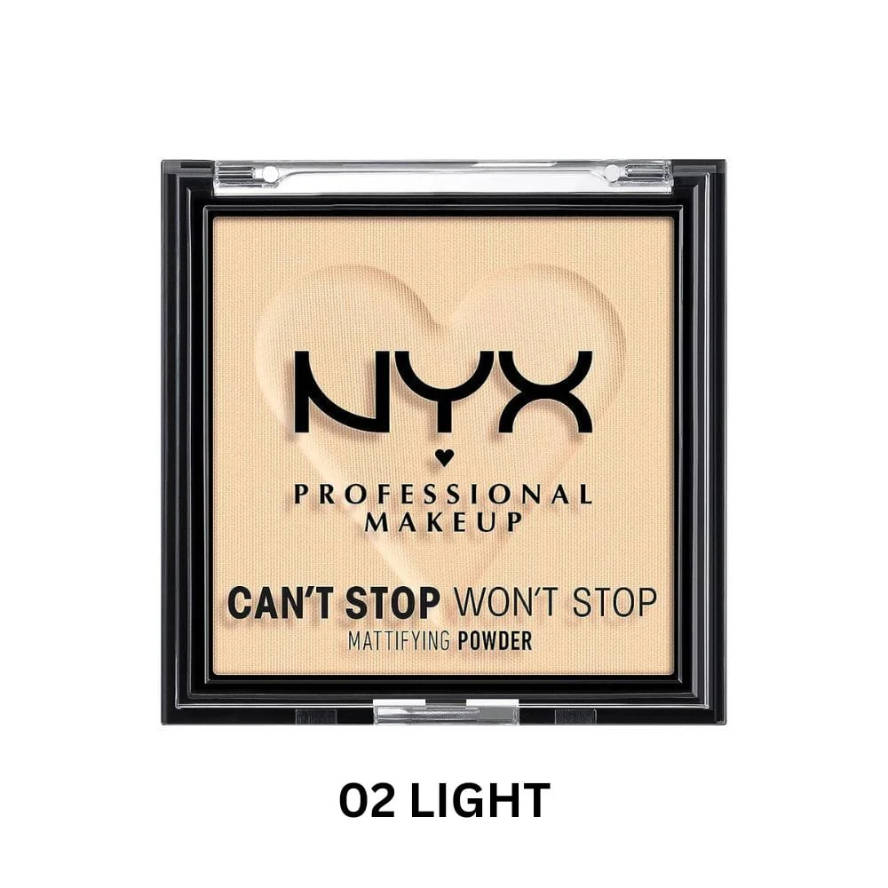 NYX Can't Stop Won't Stop Mattifying Pressed Powder