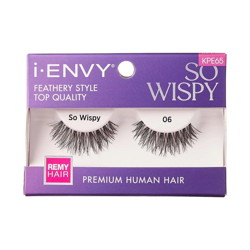 iEnvy by Kiss Wispy Style Premium Human Hair Lashes - KPE65