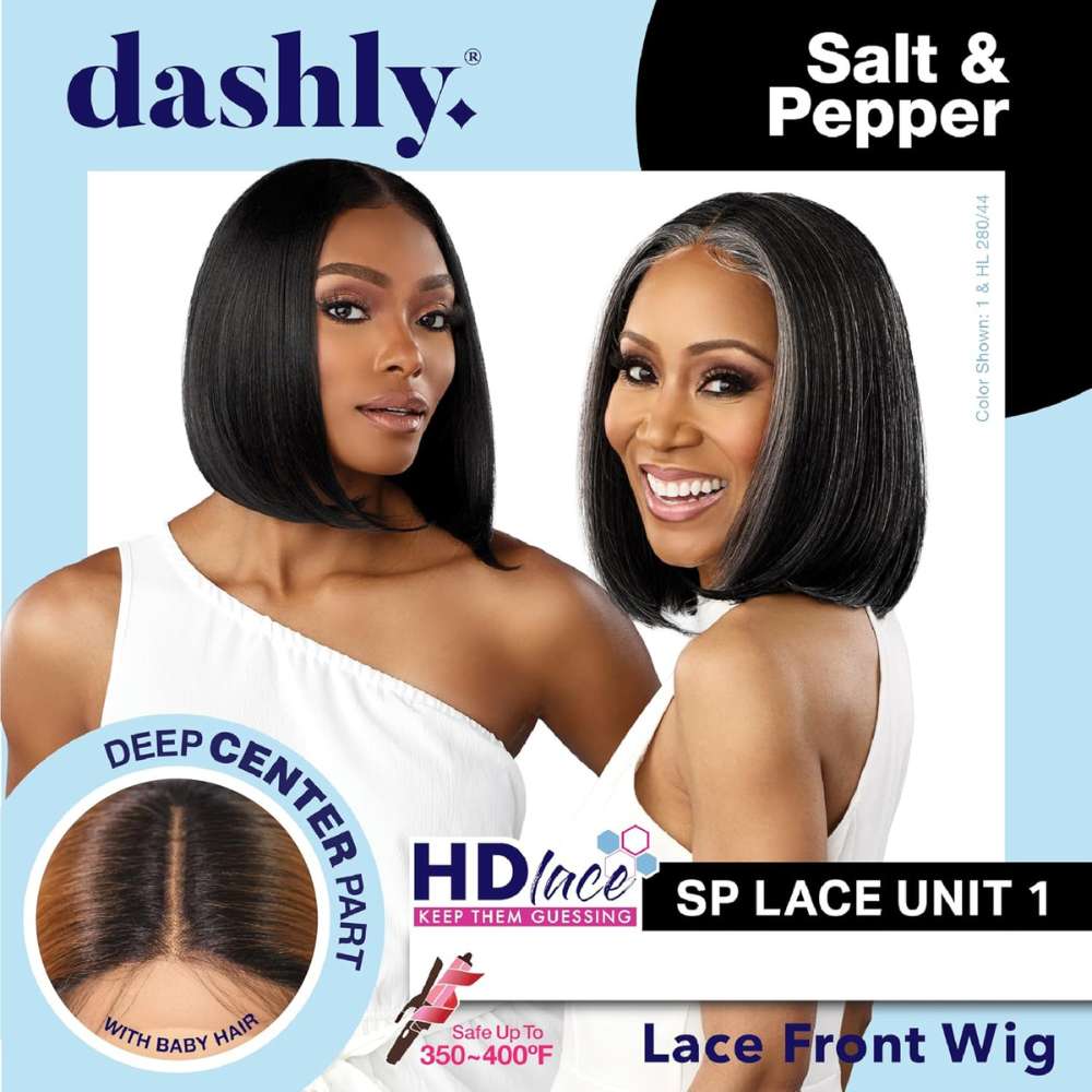 Sensationnel Dashly HD Lace Wig Salt & Pepper - SP Unit 1