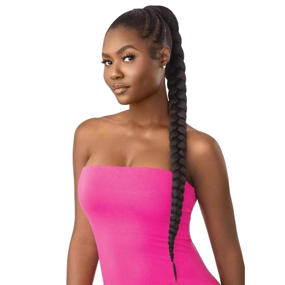 Outre Pretty Quick Wrap Ponytail - Natural Braided Ponytail 32