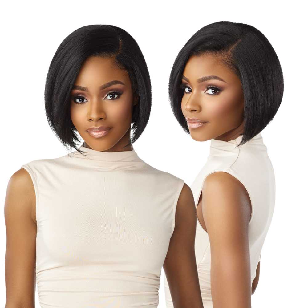 Sensationnel Kinky Edges Synthetic 13x6 HD Lace Wig - Kinky Bob 9