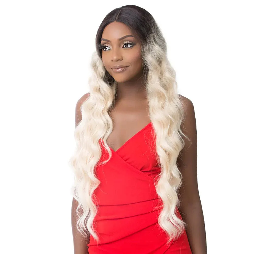 It's A Wig! 5G HD Transparent Lace Wig - Beach Wave 32