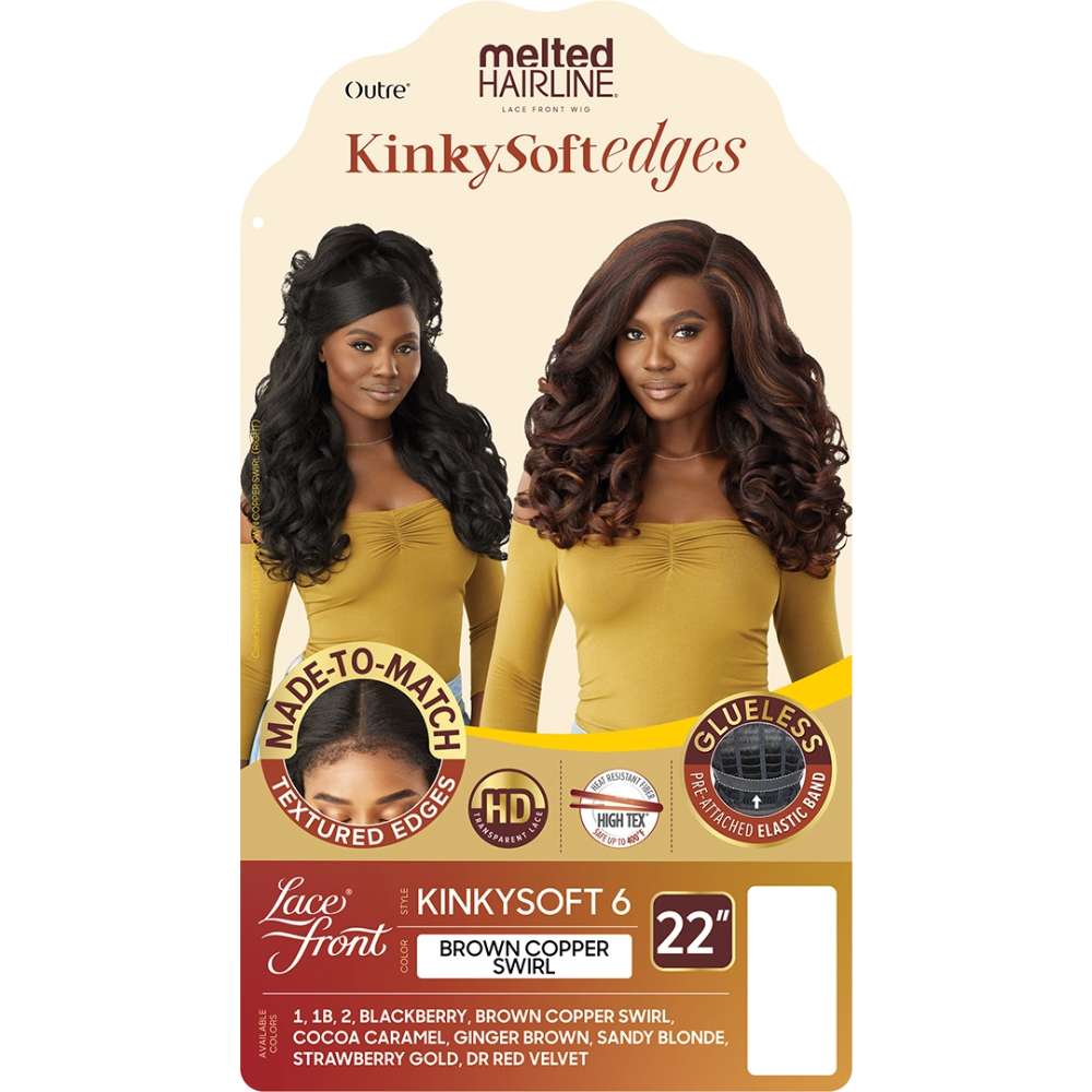 Outre Melted Hairline Synthetic Lace Front Wig - KinkySoft 6