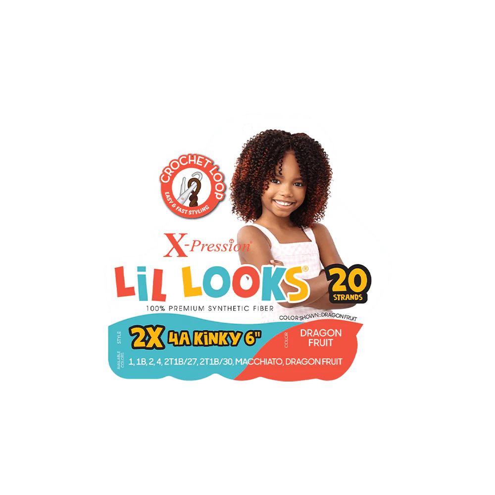 Outre X-Pression Lil Looks Crochet Hair - 2x 4A Kinky 6