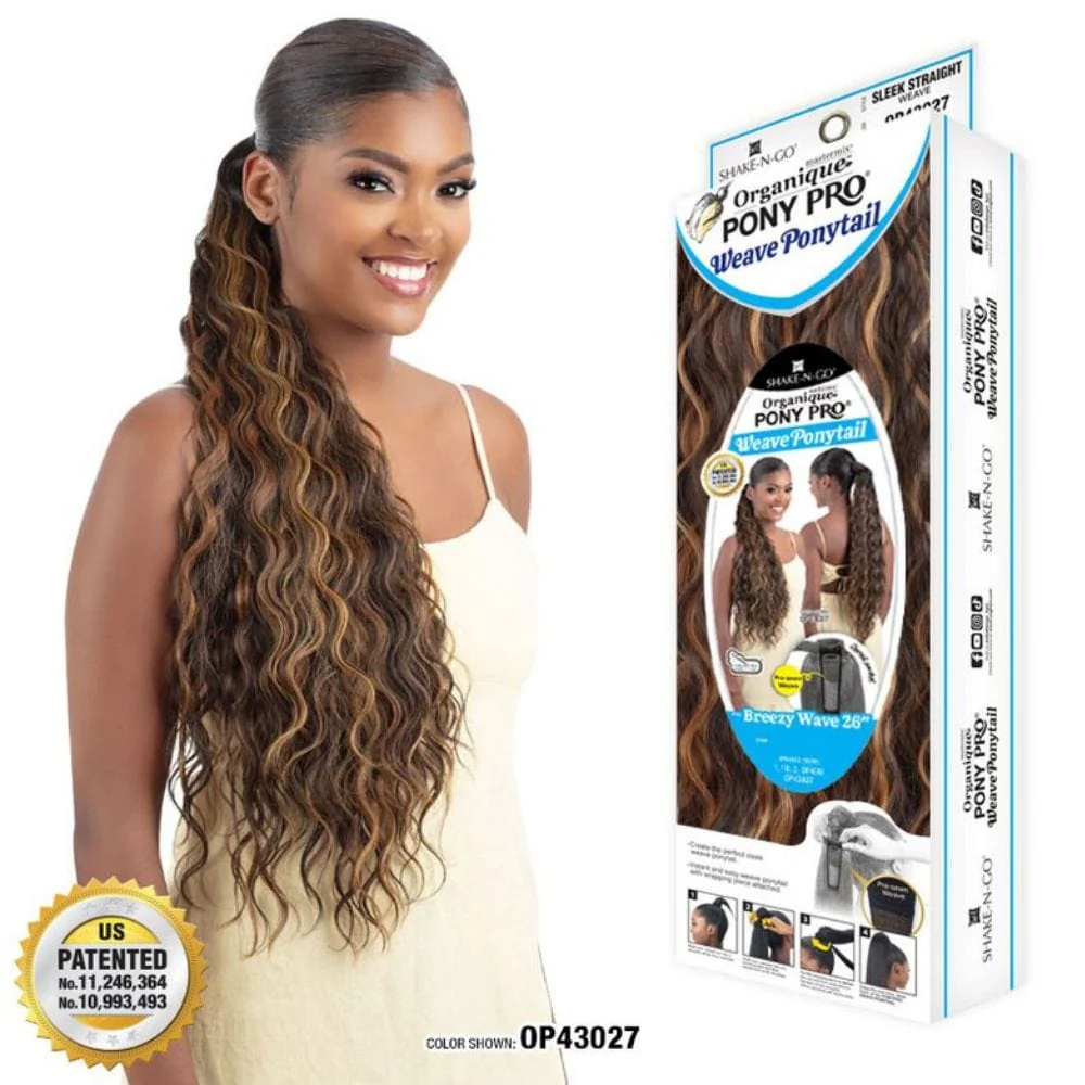 Organique Pony Pro Weave Ponytail - Breezy Wave 26