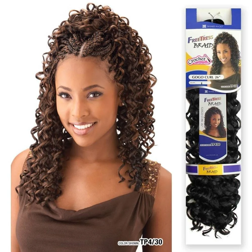 Freetress Braid Crochet Hair - GoGo Curl 26
