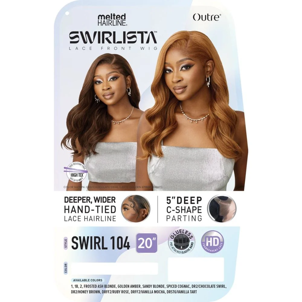 Outre Melted Hairline Swirlista HD Lace Front Wig - Swirl 104
