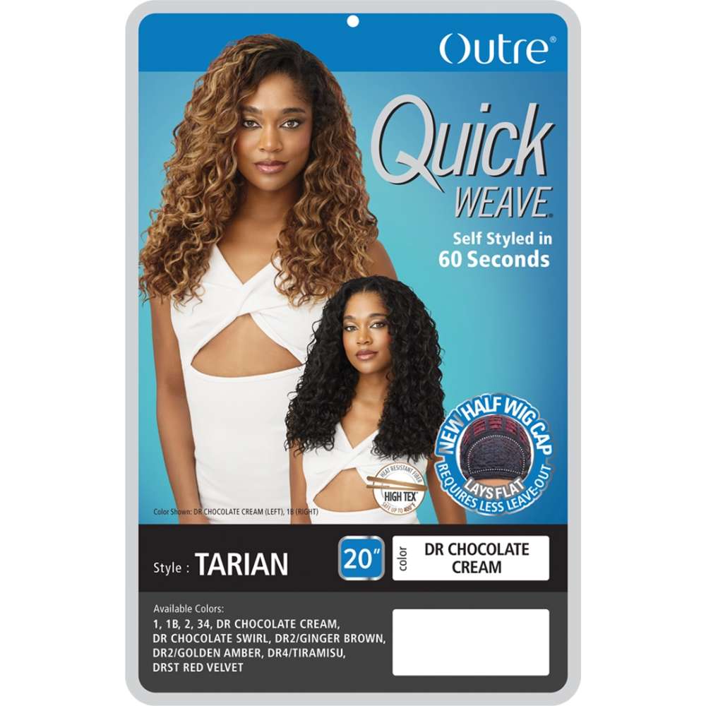 Outre Quick Weave Synthetic Half Wig - Tarian