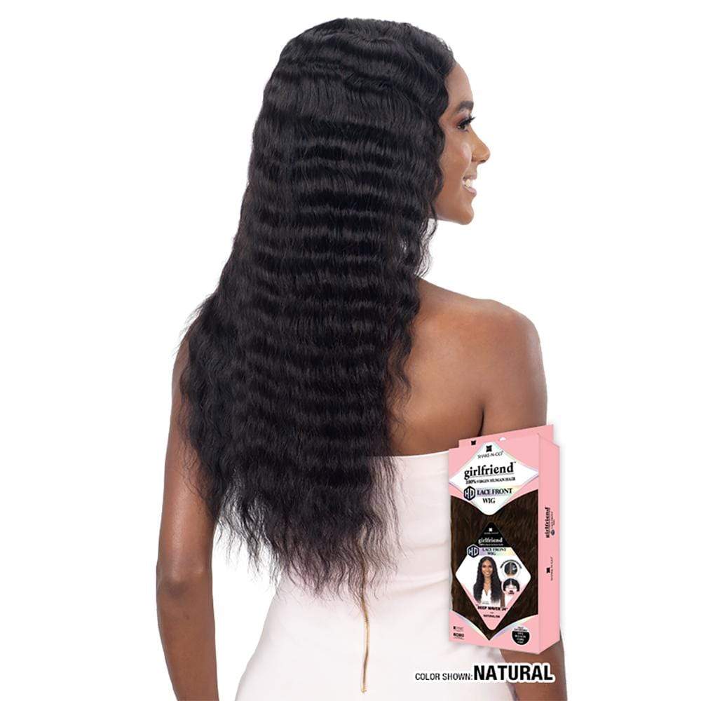Shake-N-Go Girlfriend Human Hair Lace Front Wig - Deep Waver 24
