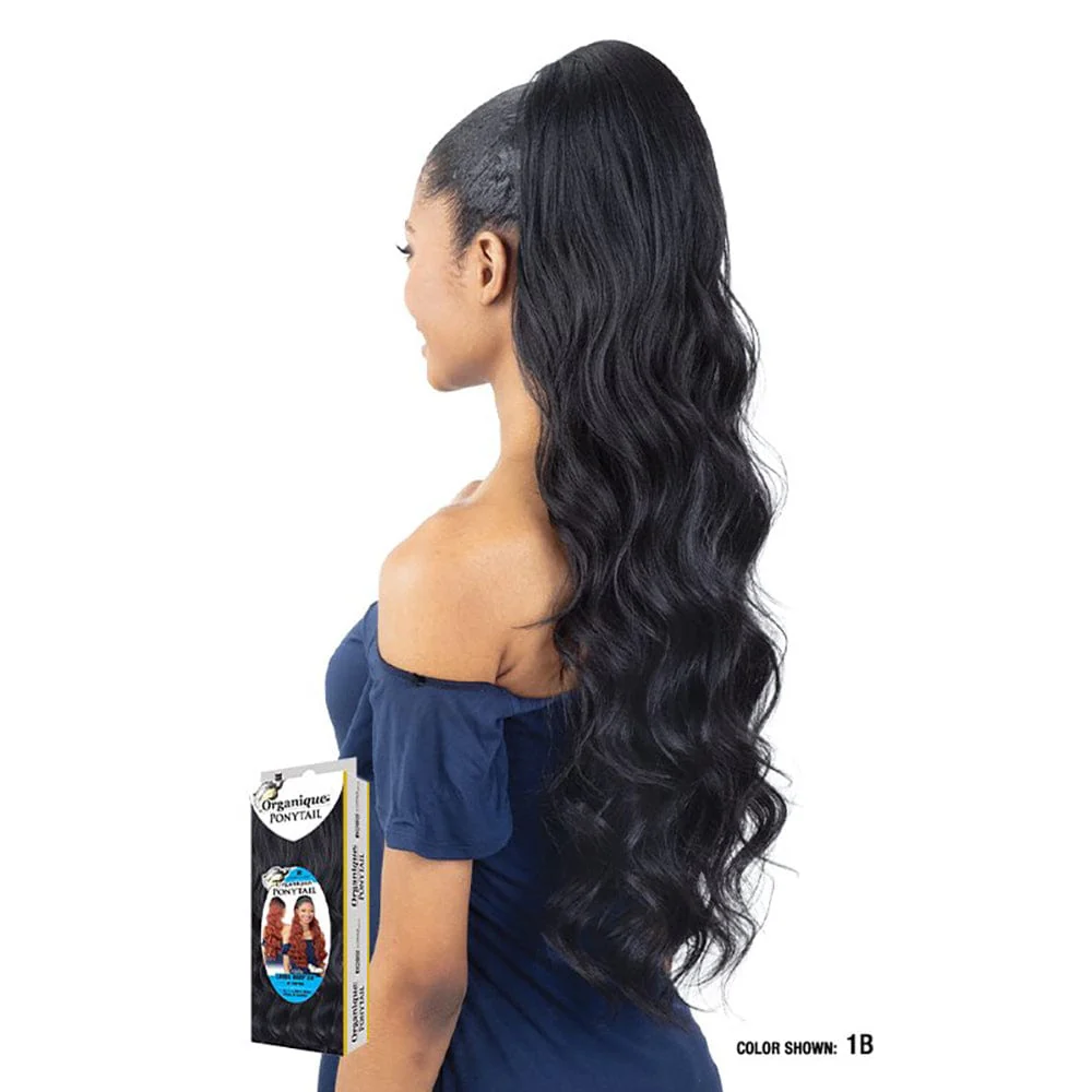 Organique Drawstring Ponytail - Loose Deep 28