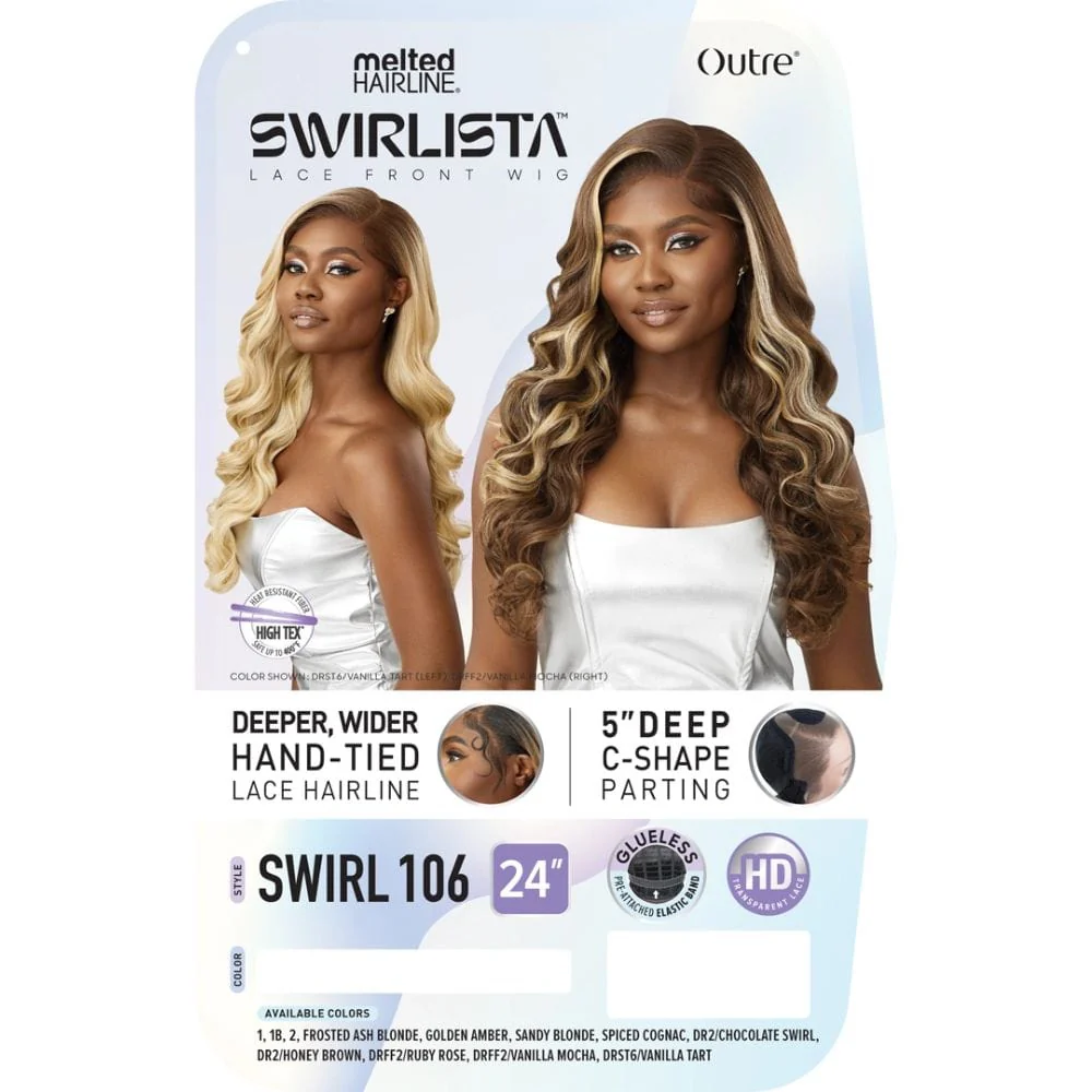 Outre Melted Hairline Swirlista HD Lace Front Wig - Swirl 106