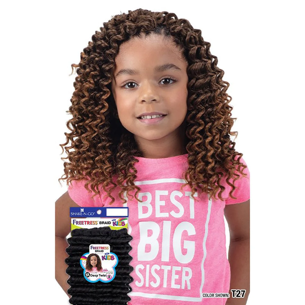 FreeTress Braid - 3X Kids Deep Twist 8