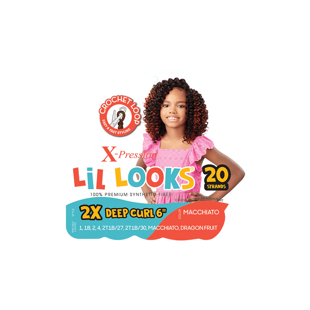 Outre Lil Looks X-Pression Crochet Hair - 2x Deep Curl 6