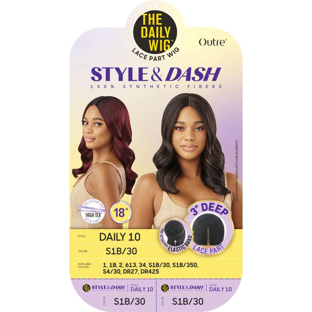 Outre The Daily Wig Style & Dash Lace Part Wig - Daily 10
