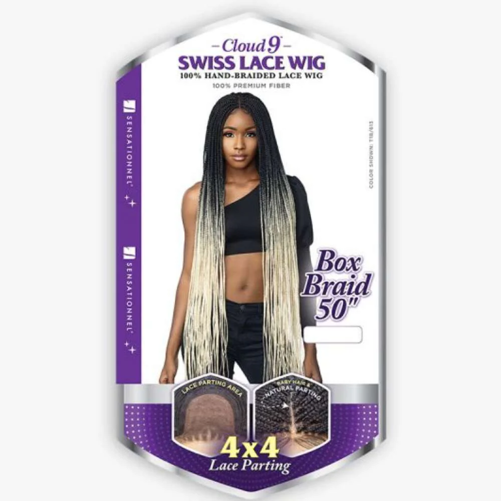 Sensationnel Cloud 9 Multi-Parting Swiss Lace Wig - Box Braid 50