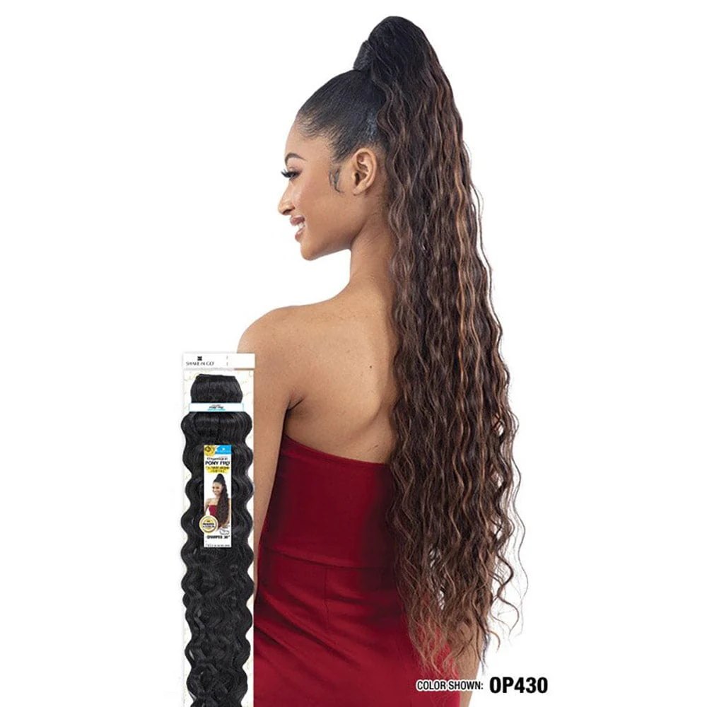 Wrap-Around Ponytail - Organique Pony Pro - Crimped 36