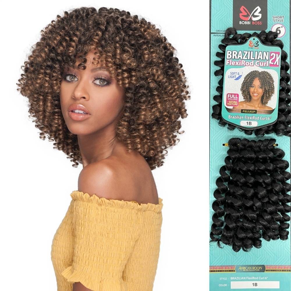 Bobbi Boss Crochet Hair - Brazilian Flexi Rod Curl 6