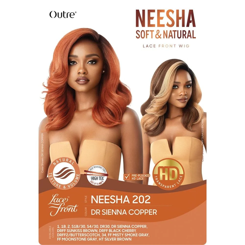Outre Soft & Natural Synthetic Lace Front Wig - Neesha 202