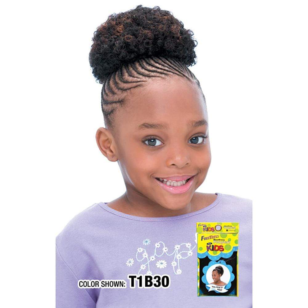Freetress Drawstring Kids Ponytail - Afro 4