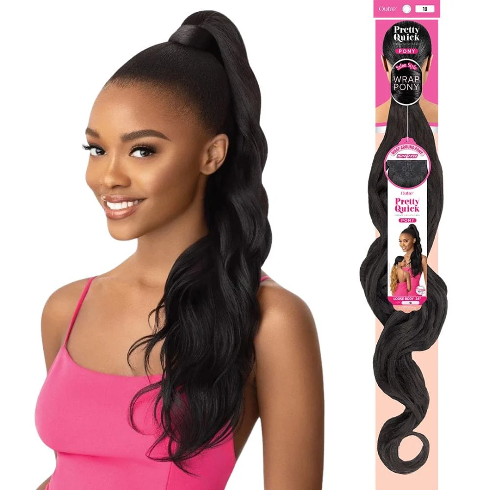 Outre Pretty Quick Wrap Ponytail - Loose Body 28